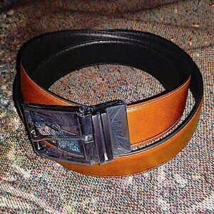 WONDERFUL GIFT-NEW in BOX! NIP SOPONDER Big/Tall Men's Rev'ble Belt, 46-48"